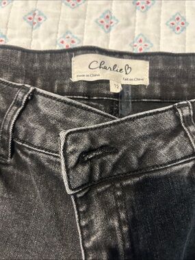 Charlies High-Rise Shimmery Charcoal Women's Jeans